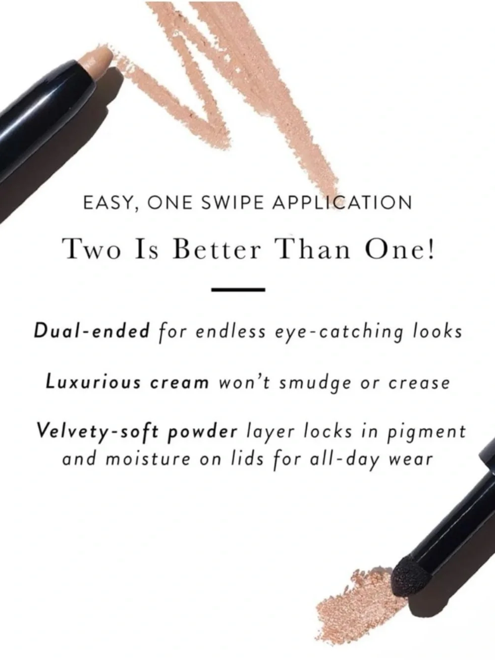 Laura Geller's dual eyeshadow stick and powder NWT
